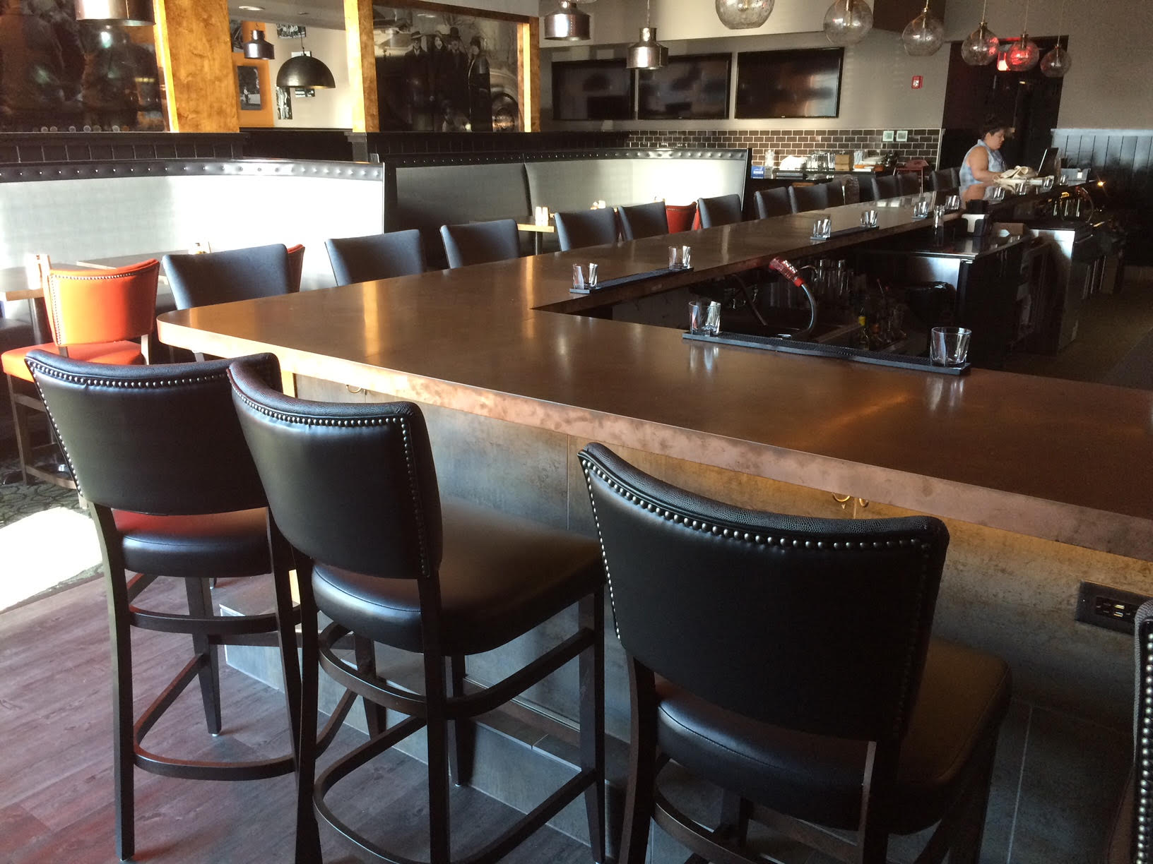 This image has an empty alt attribute; its file name is copper-bar-tops.jpg